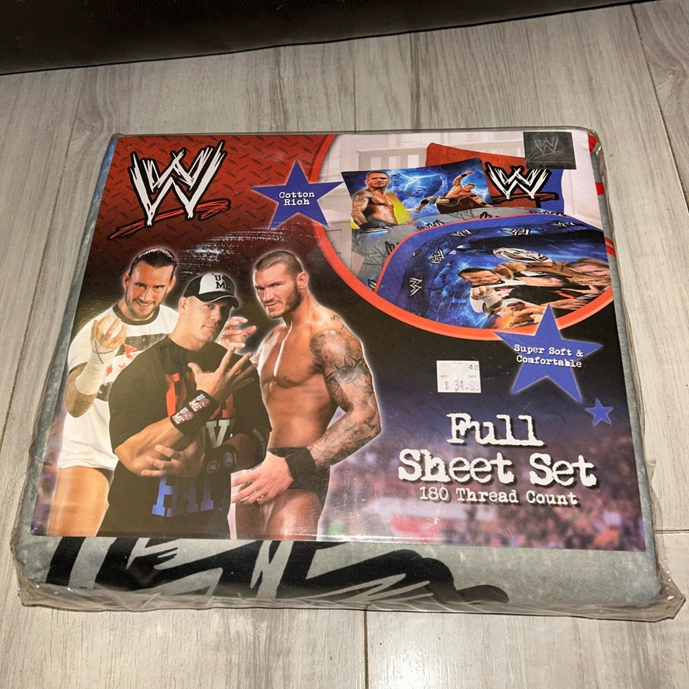 WWE full size sheet set John Cena 2012 Champion
